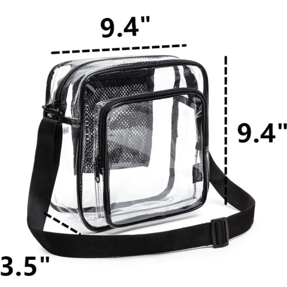 CLEAR MESSENGER CROSSBODY/SHOULDER BAG